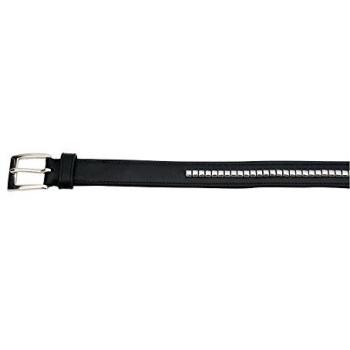 Cuero Horka Femenino: Cinturón de 75mm en Negro/Plata