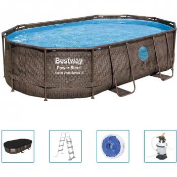 Bestway piscine hors sol Power Steel 488x305x107 cm