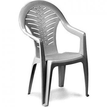 Silla para Exterior Resina Ocean Blanco