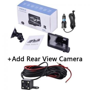 Full HD 1080P 4.0 Inch Dual Lens Car DVR with Rearview Camera