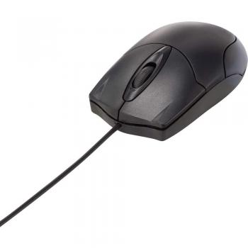 Basetech BN‑S11 Kabelgebundene USB‑Maus – Optische Technologie, Schwarz