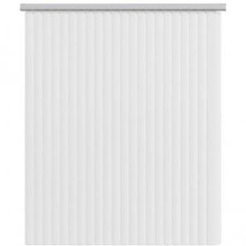 White Cirrus Patterned Vertical Blind 240cm Drop