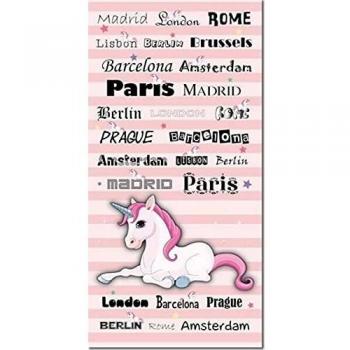Drap de bain Licorne en Coton