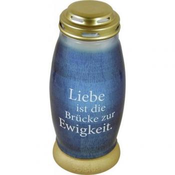 Bolsius Licht für das Grab blau