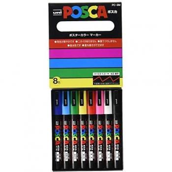 Marcador Posca 186508 de Precisión – Kit de 8 Colores