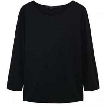 Someday Kirosa Slim Shirt Schwarz Größe 40