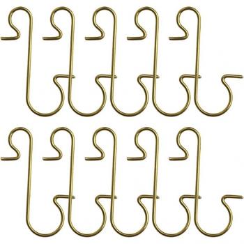 Support de Rangement S‑Shape – 10 Crochets Inox