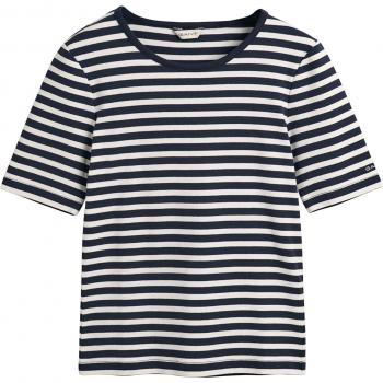 Camiseta GANT Slim Rayas 1x1