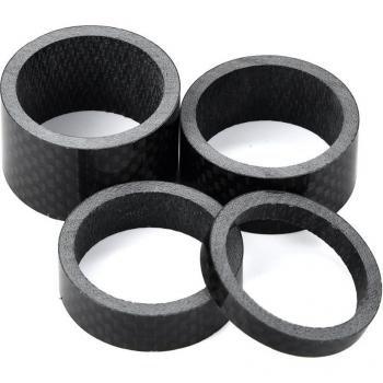 Bike Headset Spacer Kit with 5/10/15/20mm Carbon Fiber Washers