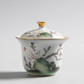 Cápsula de Té Jingdezhen “Amanecer Aves”