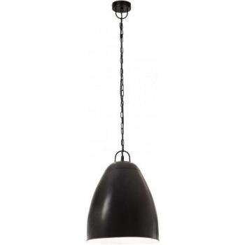 Suspension Design Industrielle Noir Ronde 32 cm E27 25 W VidaXL