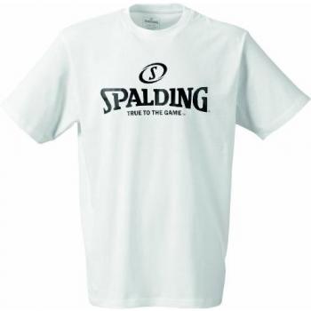 Spalding Herren Logo T-Shirt, weiß, 2XL