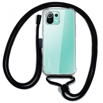 Carcasa con Cordón Negro para Xiaomi Mi 11 Lite / Mi 11 Lite 5G
