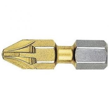 Puntas en cajita de plástico largo 25 mm (pz 1 bitflex tin)