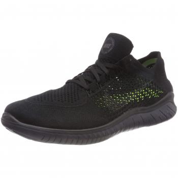 Nike Free RN Flyknit 2018, Chaussures de Course Homme, Noir
