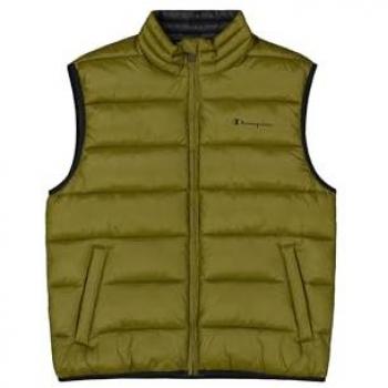 Champion Camiseta Verde Polyfilled Masculino