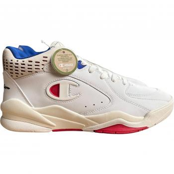 Champion Z90 White/Red/Blue Mid Cut Footwear