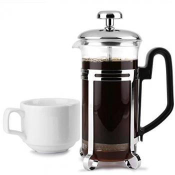 Stalwart 3-Cup Chrome Café Mug