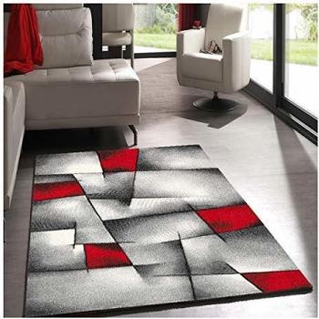 Tapis Moderne Brillance Ultimate Rouge 80x150 cm