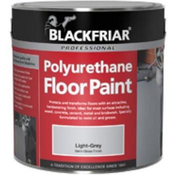Professional Polyurethane Floor Paint Black 1LTR