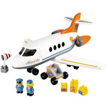 Avion jouet d'Ecoiffier avec briques Abrick 3045