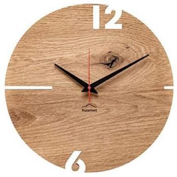 Huamet CH50-A-00 Wanduhr Eichenholz