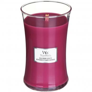 Wild Berry & Beets Woodwick Crackling Wick Candle