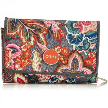 Oilily JF S Geldbeutel OCB4534-904 für Damen 14x10x4 cm, Grau