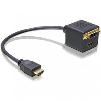 Adaptador DeLOCK HDMI a DVI25 0,2 m