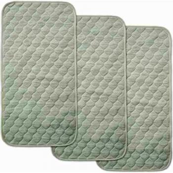 Heavenly Bamboo Quilted Thicker Longer Changing Pad Liners for Babies 3 Count