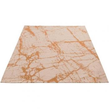 Tapis Lavable en Machine Kenya Jaune Moutarde 80x150
