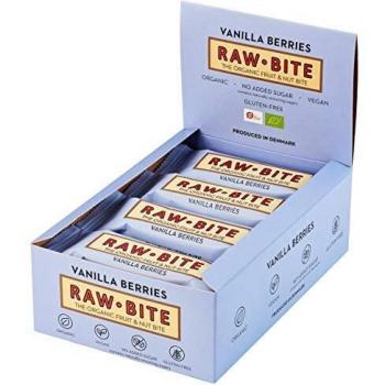 Barrita Ecológica Raw Bite de Vainilla y Frutos Rojos