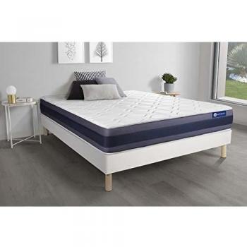 Actisom Ensemble Matelas Latex+Mémoire de Forme ACTILATEX Morpho Epaisseur : 24 cm