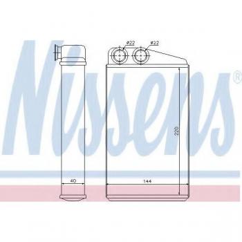 Radiador de calefacción NISSENS modelo 73249
