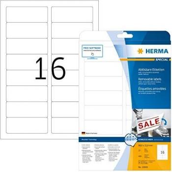 HERMA A4 Movable Labels