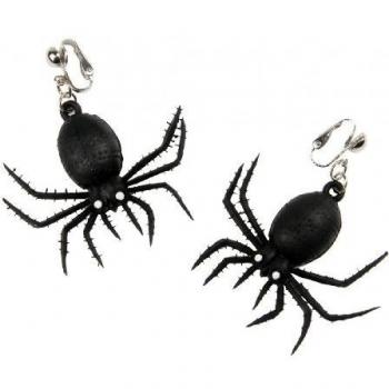 Glitzernde Spinnenohrringe