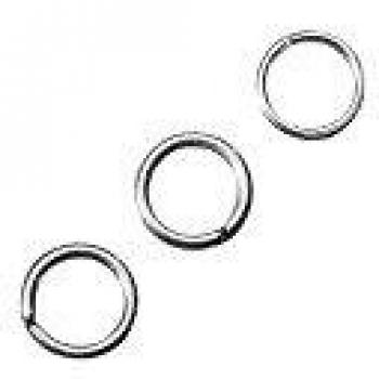 Anneaux argenté vieilli Ø 7 mm x 10 pièces