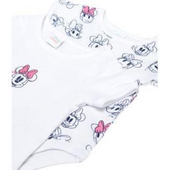 Minnie Maus Baby Kurzarmbody 2er Pack Helles Weiß