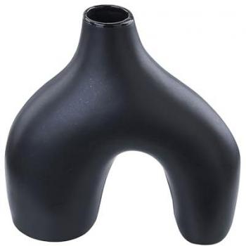 Porcelaine Amphore Noir 30 cm Lamia