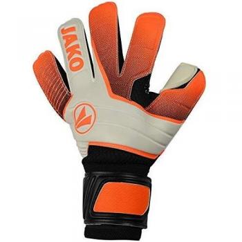 JAKO Champ Supersoft RC Torwart-Handschuhe Größe 8,5 – Neon & Anthrazit