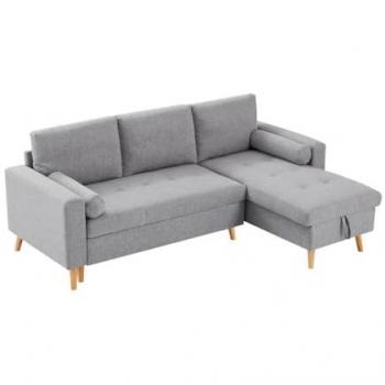 VENTE-UNIQUE Multifunktionales Sofa mit Sessel