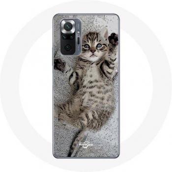 Bengal Kitten Sleeping Design Case for Xiaomi Redmi Note 10 Pro
