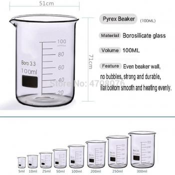 Lab Glassware Beaker Set