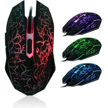 Simplestone Kleurrijke Backlight Gaming Muis met 4000 DPI