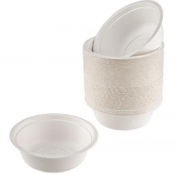 Miska z cukrové třtiny 500 ml, kulatá, Ø 15,5 cm [50 ks]