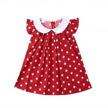 Vêtements d'été à pois pour filles