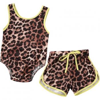 Baby Girls Leopard Bikini Set