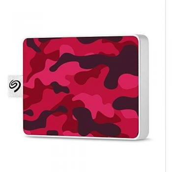 Seagate One Touch SSD Special Edition (STJE500405) – tragbare 500 GB‑SSD, 2,5 Zoll, USB 3.0, magenta