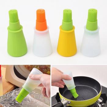 Kitchen Silicone Brush & Jar