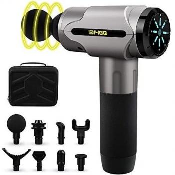 Elektrische Handmassagepistole Silber – 2500 mAh